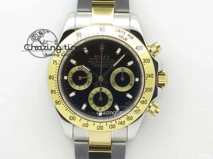 MiroTime 0423 Daytona 116518 TWF 1:1 Best Edition 904L Steel YG Dial on Oysterflex Strap A Youthful 2424